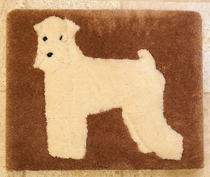 lot 343 image: Fiber Dog Art on Board