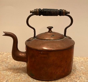 lot 297 image: Vintage Cooper Tea Kettle