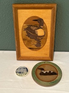 lot 282 image: Wood Carved Loon and More