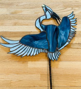 lot 250 image: Stained Glass Bird