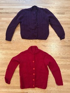 lot 252 image: Hand Knit Sweaters