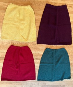 lot 249 image: Hand Knit Skirts