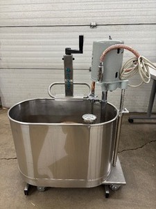 lot 38 image: MSRP $9,000 Whitehall E-22-M Electro Medical Stainless Hydrotherapy Whirlpool Equipment With Height Adjustable Hydrolift Stand -For Physical Therapy Of Upper Extremity, Lower LegKnee - Excellent Working Condition