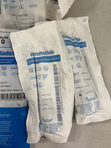 lot 82 image: Bulk Lot of Non-Expired BriteBlade Pro Laryngoscope Blades  Various Sizes & Handles. High-quality fiber optic, single-use Miller-style blades in multiple sizes (04). Metal construction for strength, bright illumination for clear intubation.