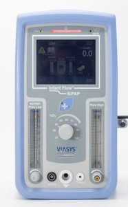 lot 53 image: MSRP $2800 CareFusion Infant Flow SiPAP CPAP System&nbspWFlowmeter&nbspProvides gentle breathing support for neonates, reduces intubation by 78%, cuts respiratory support days by 40% & lowers oxygen needs -Recommended newborn respiratory care.