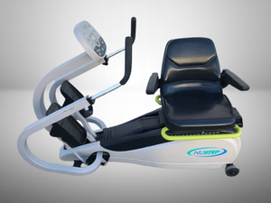 WOWOW MSRP $8500 NuStep TRS4000 Recumbent Cross Trainer Total Body Workout Machine W/Swivel Seat &amp; Arm Lift For Handicap Wheelchair Access PT Equipment 400lb Capacity With Display - Dearly Loved By Users 5 Star Rating - Works Great! Crack In Seat!
