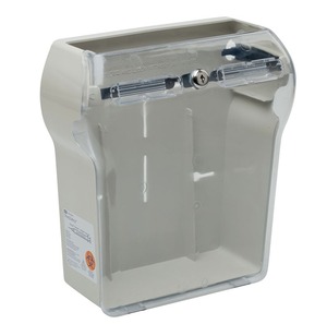 lot 20 image: MSRP $300 1 Case (10 each) NEW Covidien 31158549 Sharps-A-Gator Sharps Container Wall Cabinets with Lock & Keys - To Hold&nbsp5 Quart Tortuous Path Sharps Container (Not Included)