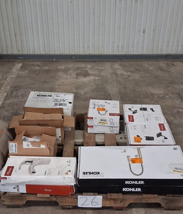 lot 26 image: HUGE LOT of Lighting, Ceiling Fans, Recessed Lights Misc Hampton Bay, Hunter, Progress Lighting, Plumbing, Kitchen & Bathroom Faucets, Showers, Valves and much MORE - For Parts - Sells GREAT on eBay