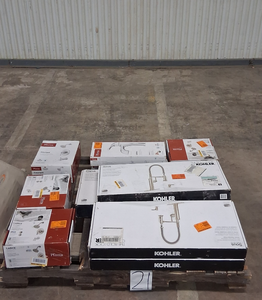 lot 21 image: HUGE LOT of Lighting, Ceiling Fans, Recessed Lights Misc Hampton Bay, Hunter, Progress Lighting, Plumbing, Kitchen & Bathroom Faucets, Showers, Valves and much MORE - For Parts - Sells GREAT on eBay