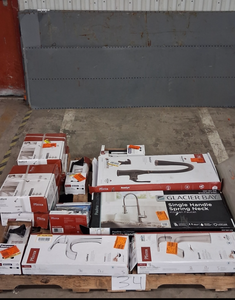 lot 34 image: HUGE LOT of Lighting, Ceiling Fans, Recessed Lights Misc Hampton Bay, Hunter, Progress Lighting, Plumbing, Kitchen & Bathroom Faucets, Showers, Valves and much MORE - For Parts - Sells GREAT on eBay