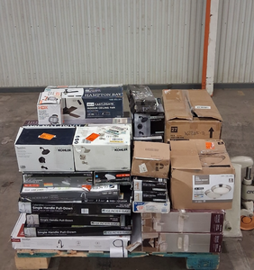 lot 9 image: HUGE LOT of Lighting, Ceiling Fans, Recessed Lights Misc Hampton Bay, Hunter, Progress Lighting, Plumbing, Kitchen & Bathroom Faucets, Showers, Valves and much MORE - For Parts - Sells GREAT on eBay