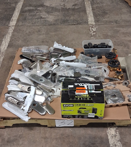lot 32 image: HUGE LOT of Lighting, Ceiling Fans, Recessed Lights Misc Hampton Bay, Hunter, Progress Lighting, Plumbing, Kitchen & Bathroom Faucets, Showers, Valves and much MORE - For Parts - Sells GREAT on eBay