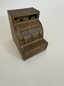 lot 14 image: Vintage Happy Days Cash Register Bank by J .Chein & Co