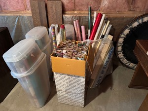 lot 110 image: HUGE Lot of Wrapping Paper