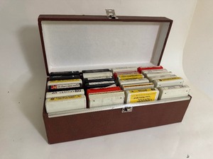 lot 133 image: Collection of 8-Track Tapes & Holder
