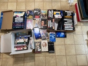 lot 139 image: HUGE Lot of VHS Tapes