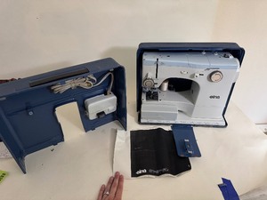 Elna TSP Vintage Sewing Machine With Instructions & Case
