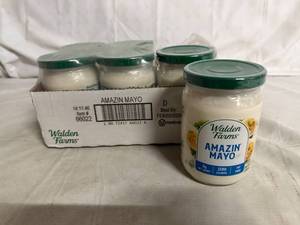 lot 101 image: 6 Jars of Walden Farms Amazin Mayo