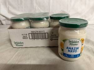lot 104 image: 6 Jars of Walden Farms Amazin Mayo