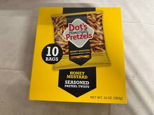 lot 105 image: 10 Bags of Dots Pretzels - Honey Mustard