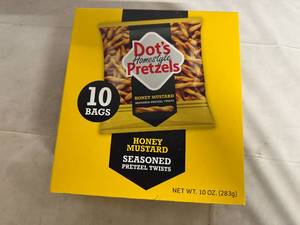 lot 107 image: 10 Bags of Dots Pretzels - Honey Mustard