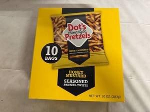lot 110 image: 10 Bags of Dots Pretzels - Honey Mustard