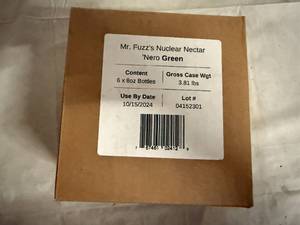 lot 135 image: 8 Bottles of Mr. Fuzz Nuclear Nectar Hot Sauce