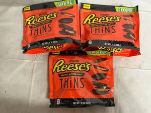 3 Bags of Dark Reese's Thins