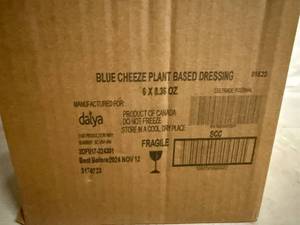 lot 176 image: 6 Bottles of Blue Cheese Plant Based Dressing