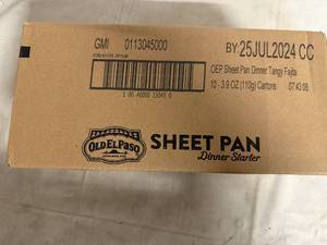 lot 180 image: 10 Cartons of Old El Paso Sheet Pan Dinner Starter Kits