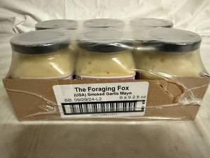 lot 186 image: 6 Jars of The Foraging Fox Smoked Garlic Mayo