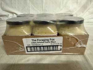 lot 188 image: 6 Jars of The Foraging Fox Smoked Garlic Mayo