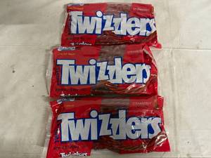lot 220 image: 3 Bags of Twizzlers Strawberry