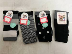 4 Pairs of Black Muk Luks Socks