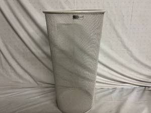 lot 53 image: White Mesh Garbage Bin