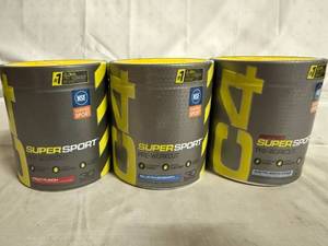 lot 231 image: 3 Containers of C4 Super Sport Pre Workout