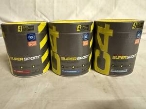 lot 234 image: 3 Containers of C4 Super Sport Pre Workout