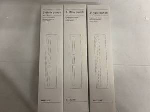 lot 315 image: 3 Baseline 3-Hole Punchers
