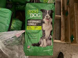 lot 2 image: 50lbs Good Dog Performance Formula Dog Food