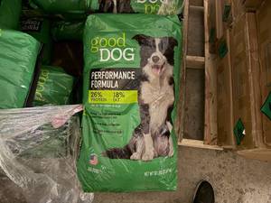 lot 4 image: 50lbs Good Dog Performance Formula Dog Food