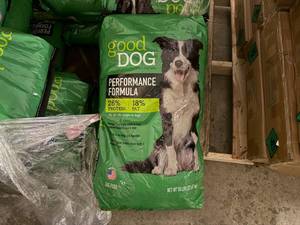 lot 5 image: 50lbs Good Dog Performance Formula Dog Food