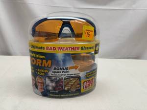 lot 19 image: Battle Vision Storm Glare Reduction Glasses(2pr)
