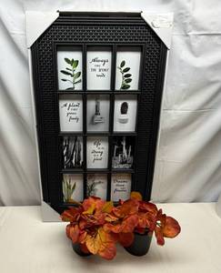lot 20 image: PictureFrame- Flower Deocr