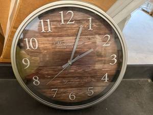 lot 23 image: Wall Clock-Westmister Clock Company