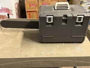 lot 37 image: Ryobi 18 Chainsaw with Case-ry3818-Very Little use
