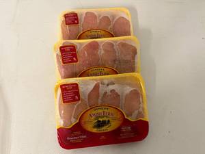 lot 54 image: K. 4.35lbs Boneless Skinless Chicken Breast-Gerber Amish Farms