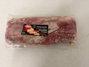 lot 56 image: 1.85lbs Extra Lean Boneless Pork Tenderloin