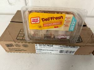 lot 91 image: F. 4x 22oz Oscar Mayer Rotisserie Seasoned Chicken Breast Lunch Meat