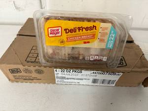 lot 92 image: F. 4x 22oz Oscar Mayer Rotisserie Seasoned Chicken Breast Lunch Meat