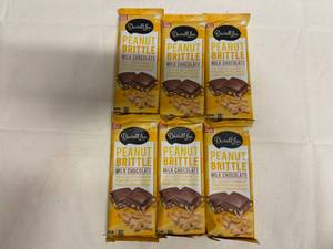 lot 119 image: MM. 6x 5.6oz Darrell Lea Peanut Brittle Milk Chocolate